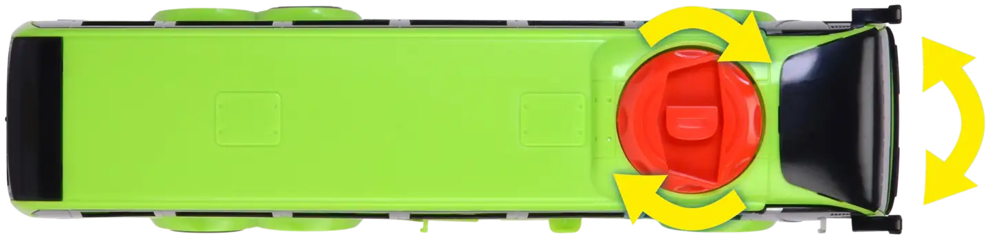 Dickie Toys MAN Lion's Coach Flixbus, linja-auto, 26,5 cm - 5