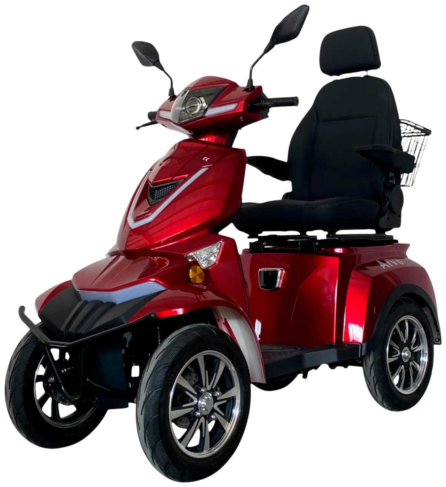 Arvo senioriskootteri punainen P800 - 4