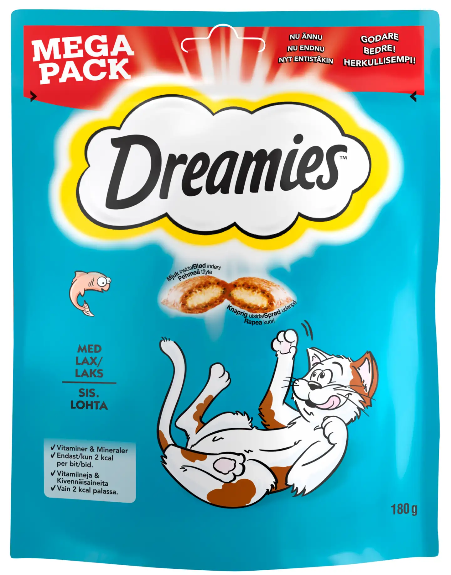 Dreamies Lohi 180g