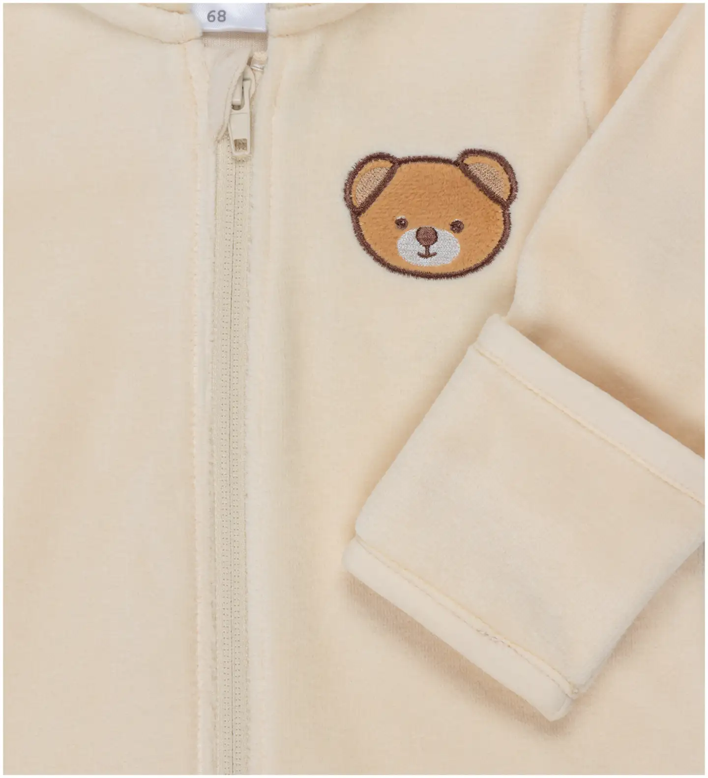 Ciraf vauvojen veluurihaalari puuvillasekoitetta 250B260101 - 12-0304TCX whitecap gray - 3