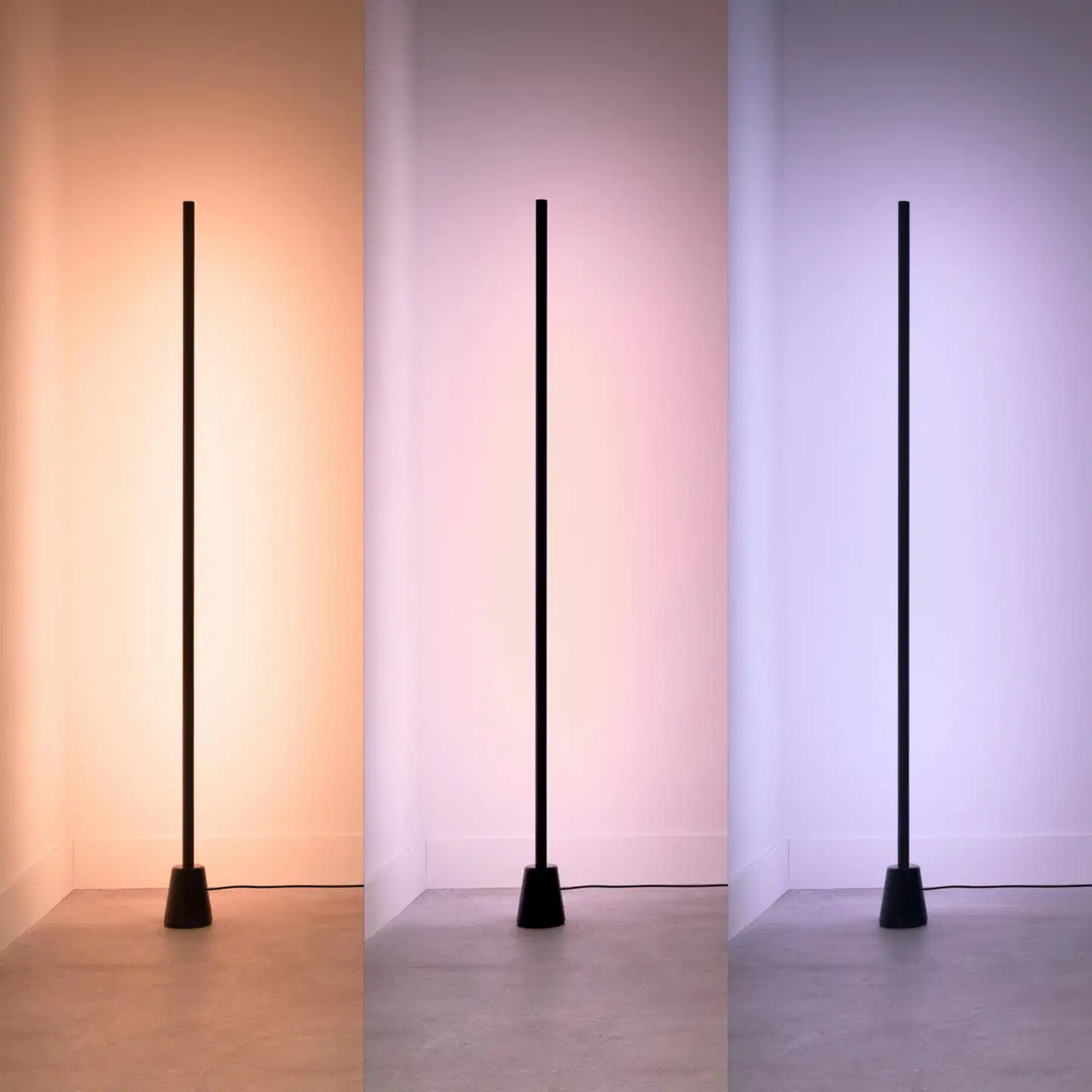 Philips Smart Lighting Gradient RGBIC -lattiavalaisin musta 1,4 m - 7
