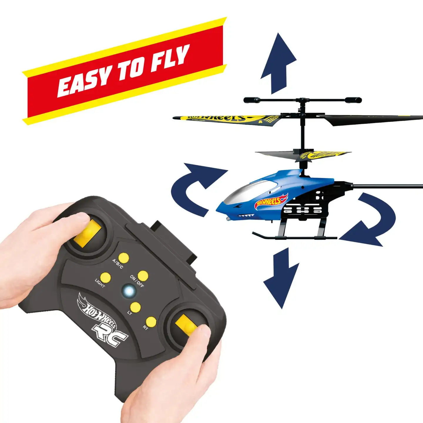 Bladez Hot Wheels radio-ohjattava helikopteri Gyro 22 cm - 4