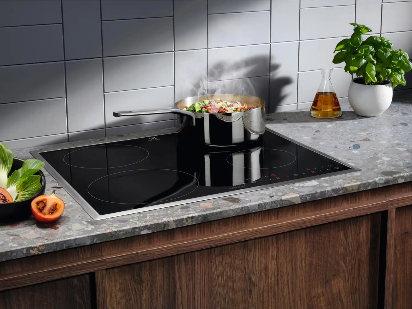 Electrolux induktiotaso HOI630MX teräs reunus - 6