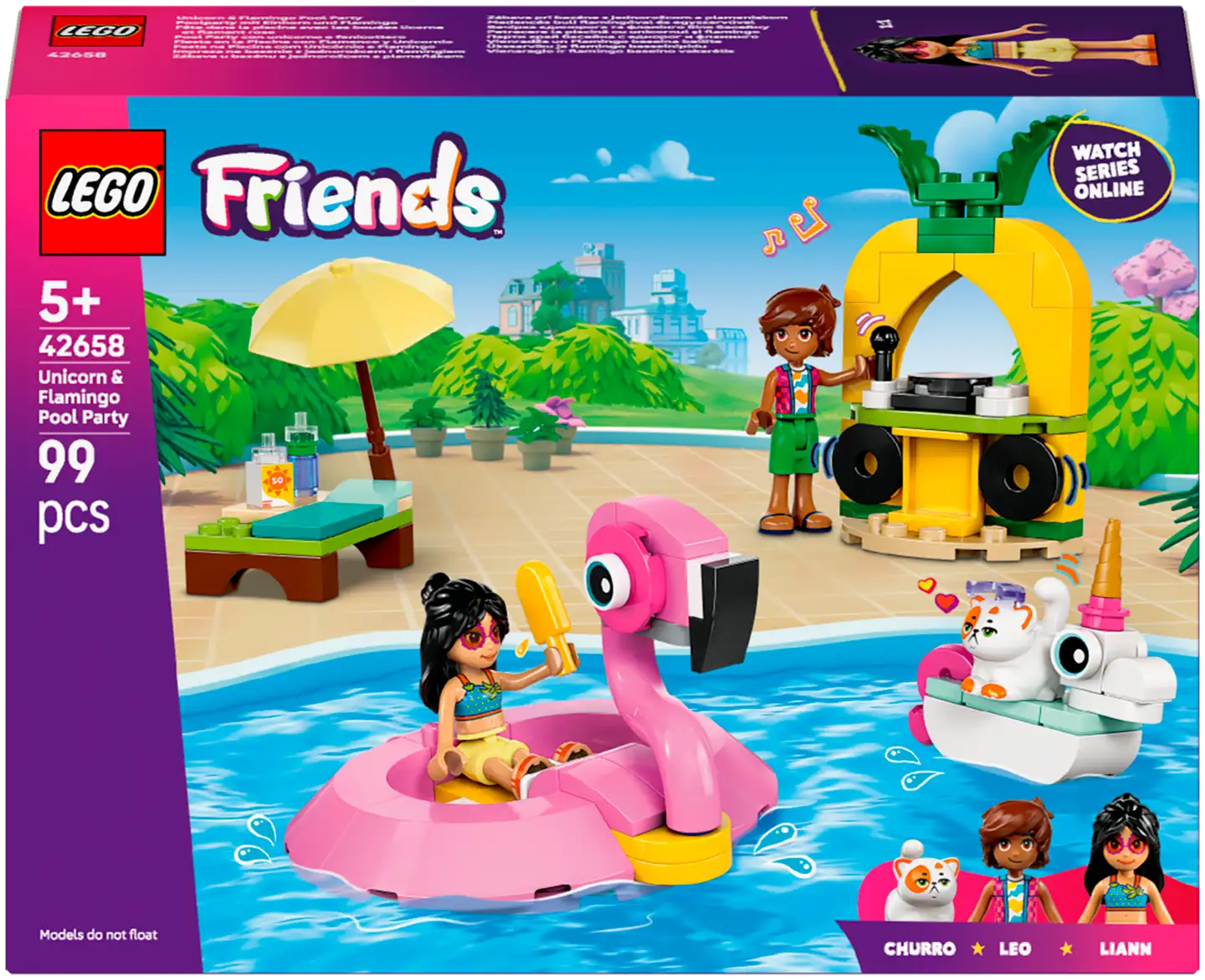 LEGO® Friends 42658 Allasbileet – Yksisarvinen ja flamingo - 2