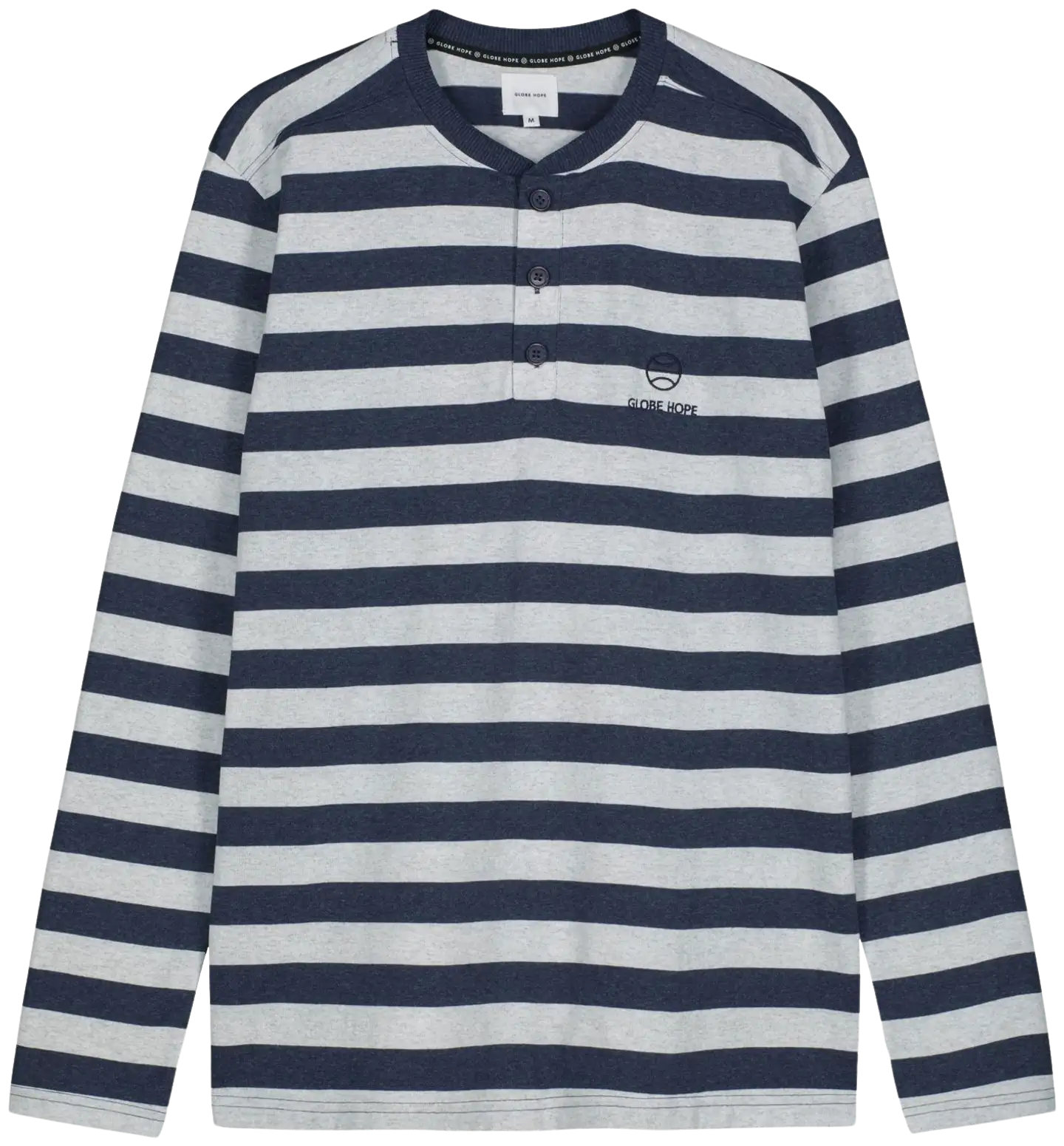 Globe Hope miesten trikoopaita Kuntta - Navy mel. / white mel. - 1