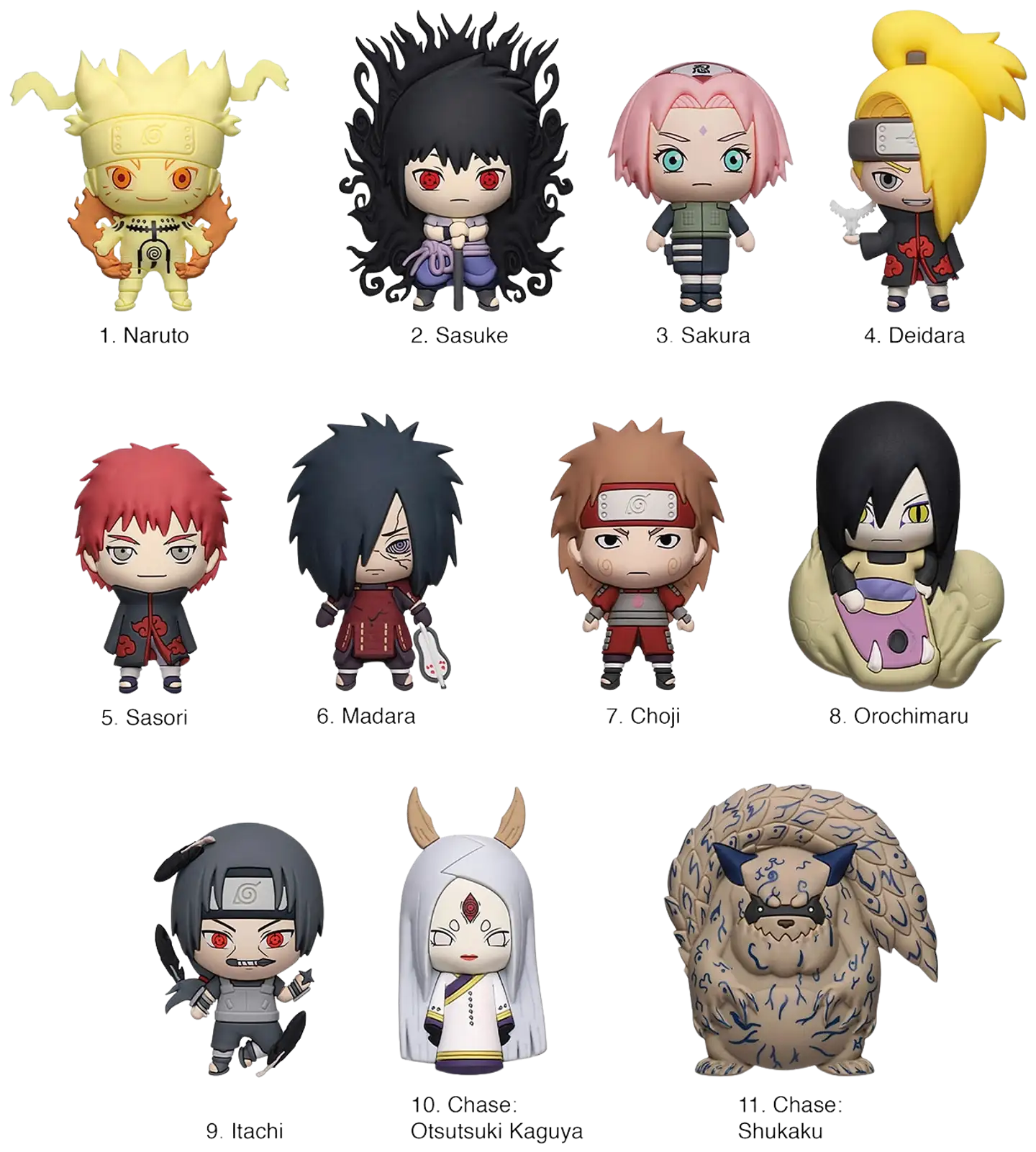 Monogram keräilyhahmo Naruto Bag Clip Series 6 - 2