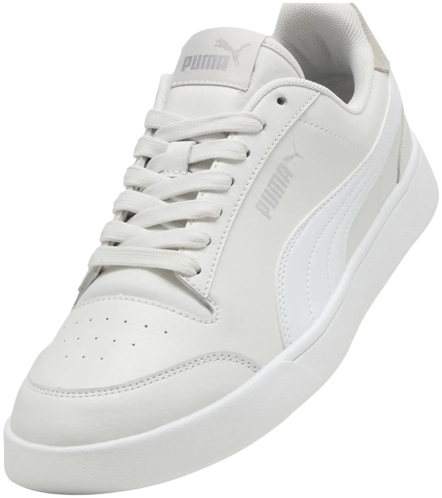 Puma naisten tennari Puma Shuffle - Feather Gray-White-Silver - 6