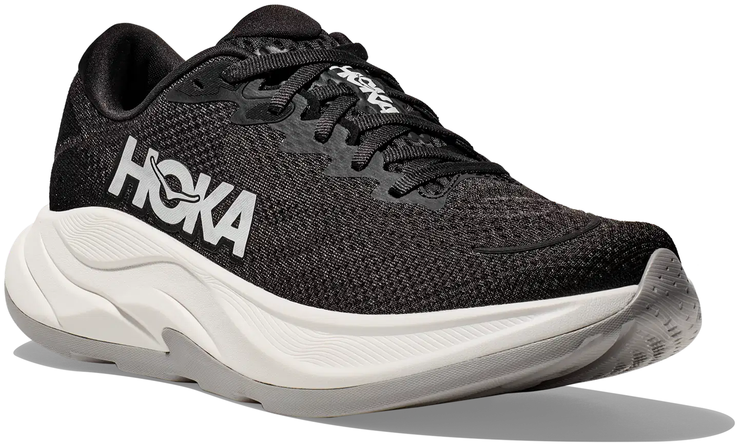 Hoka naisten juoksujalkine Rincon 4 wide - Black/white - 2