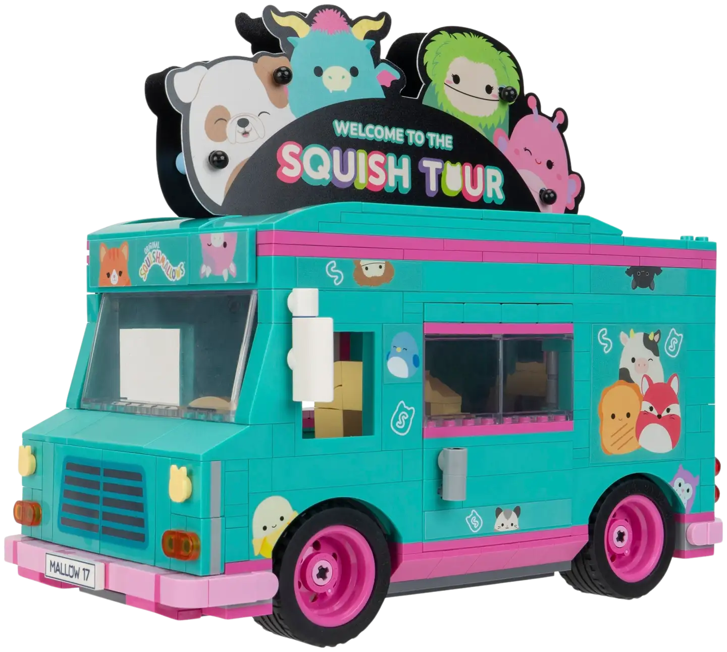 BLDR Squishmallows Iso rakentelusetti matkailuauto - 2