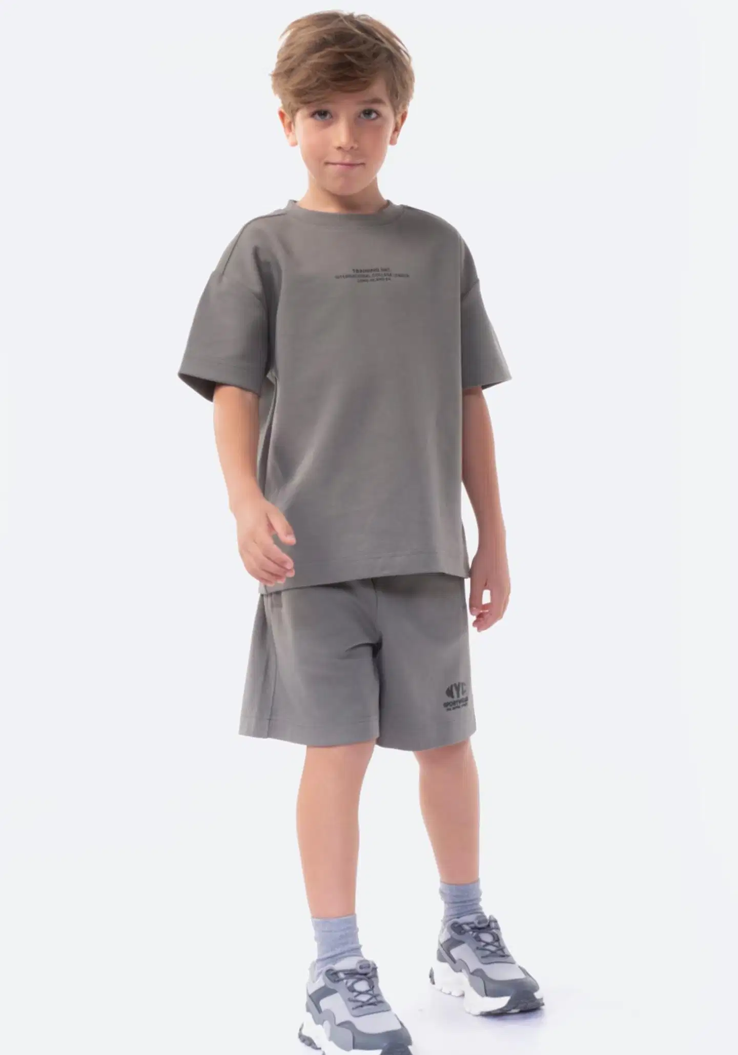 TEX lasten t-paita ja shortsit 276718 - Khaki - 1