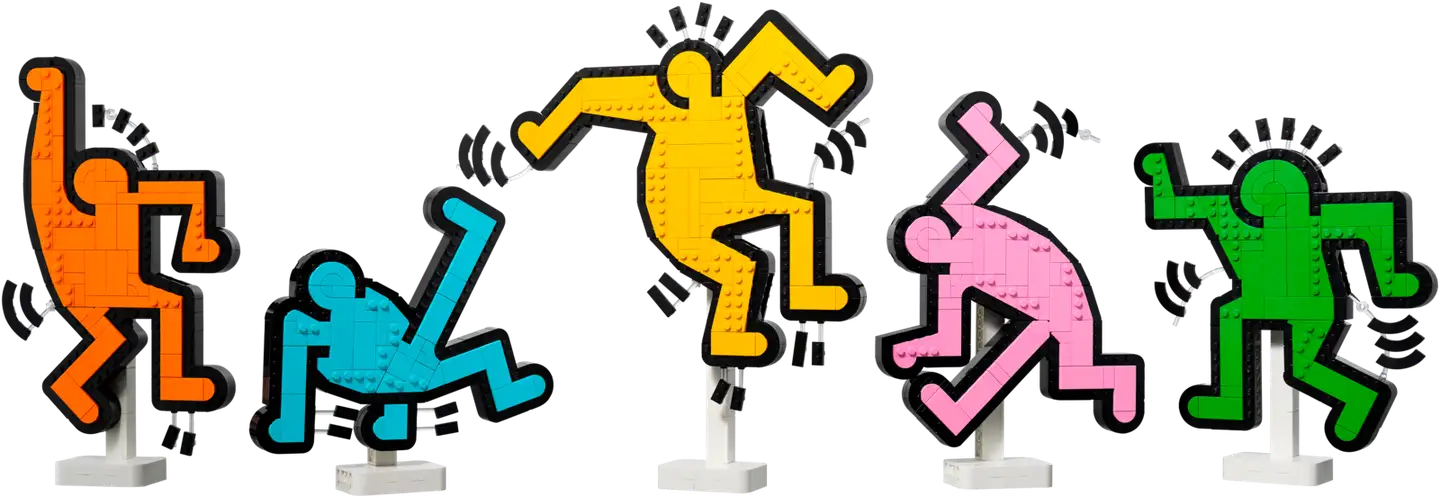 LEGO® Art 31216 Keith Haring – Tanssivat hahmot, Koriste - 4