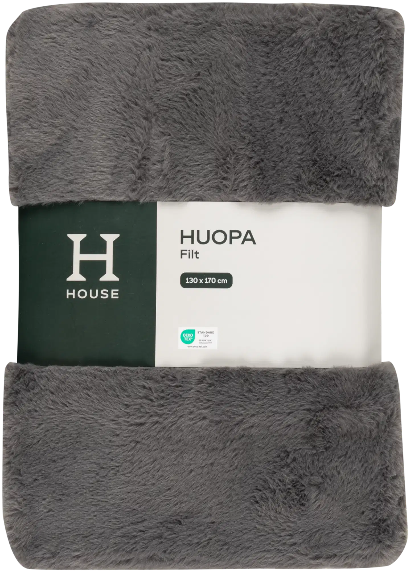House huopa Faux Fur 130 x 170 cm harmaa - 1