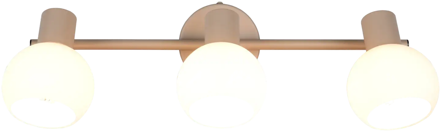 Trio spottivalaisin Boba 3-os beige E14 - 2