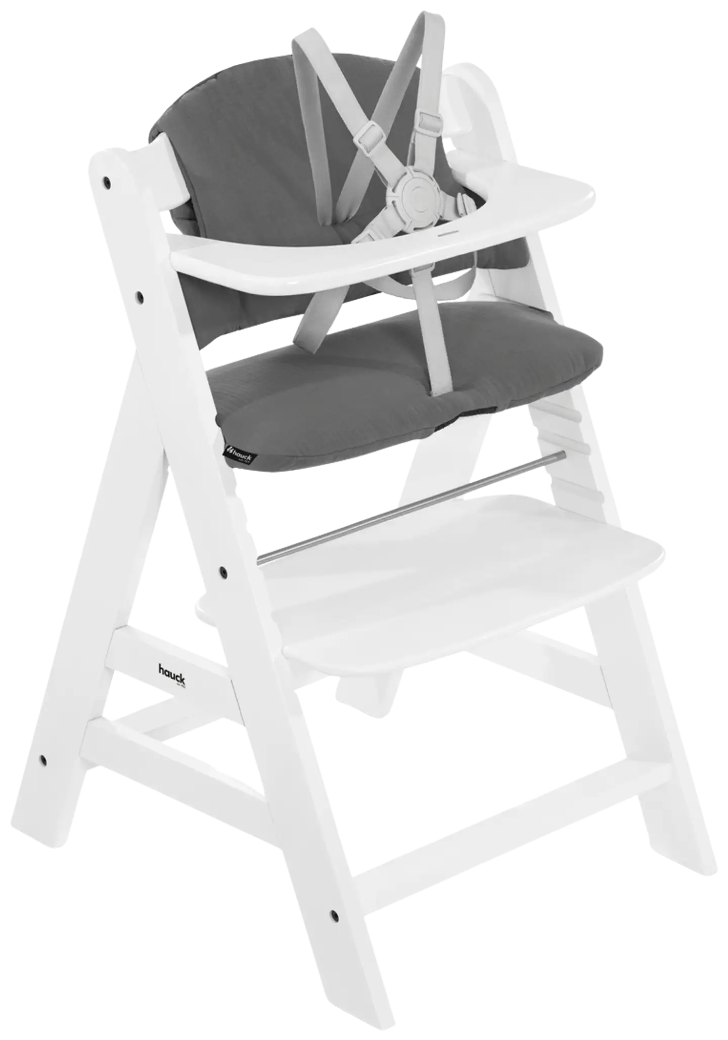 Hauck pehmustesetti syöttötuoliin Highchair Pad tummanharmaa - 6