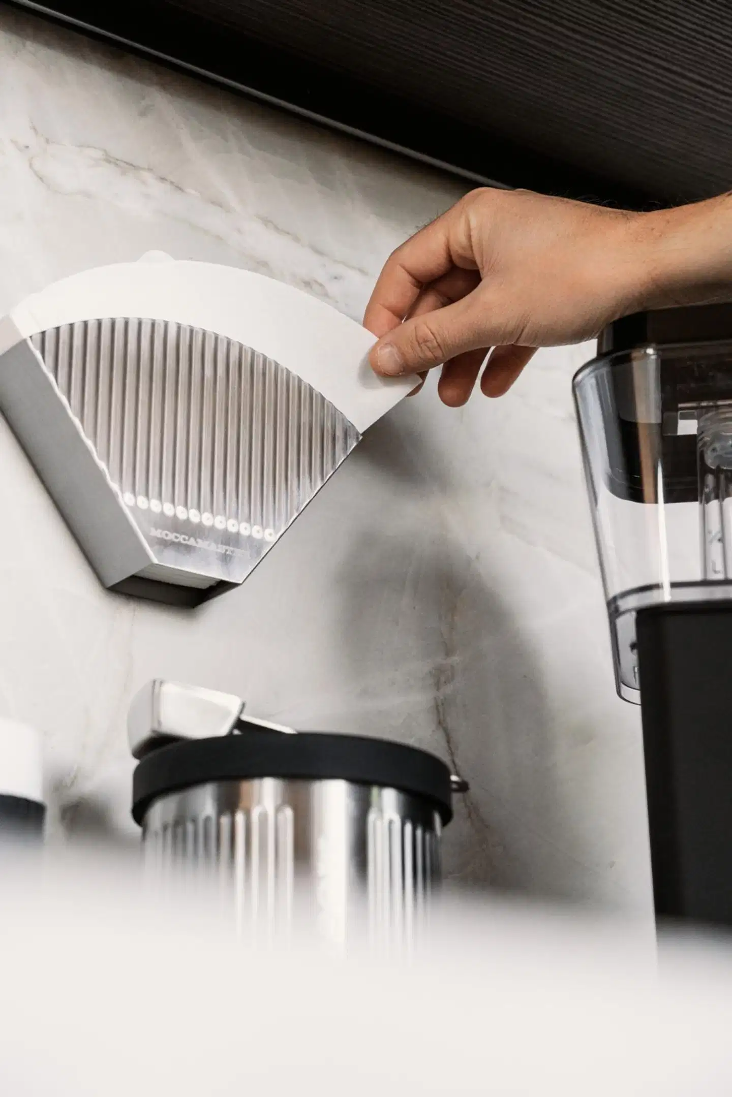 Moccamaster Design Suodatinpaperiteline ruostumaton teräs - 2