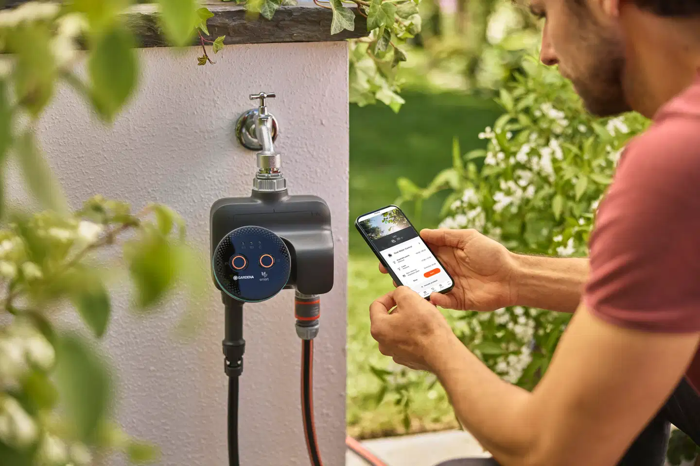 GARDENA Kastelunohjain smart Dual Water Control, 2 kastelualueelle - 4