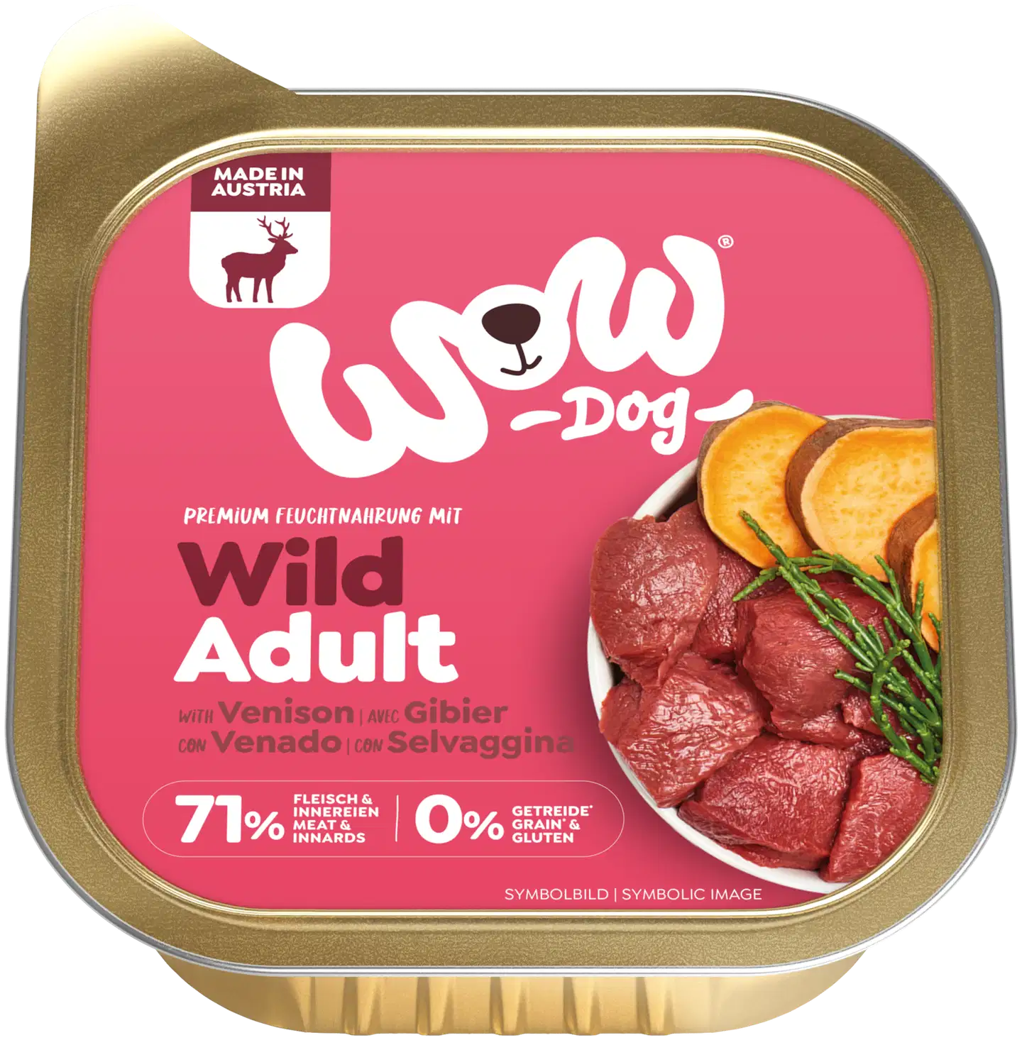 WOW DOG ADULT Peura patee 150 g