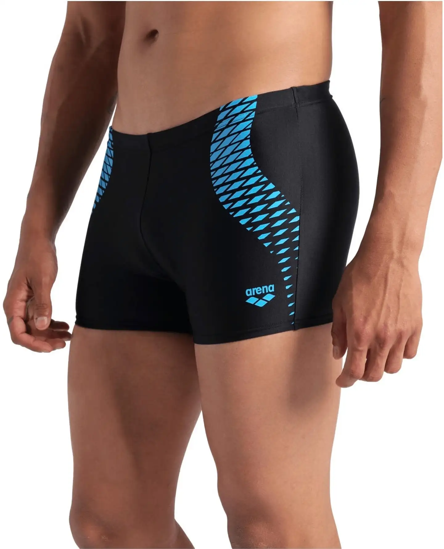 Arena miesten uimaboxerit Openings - Black-Turquoise - 9