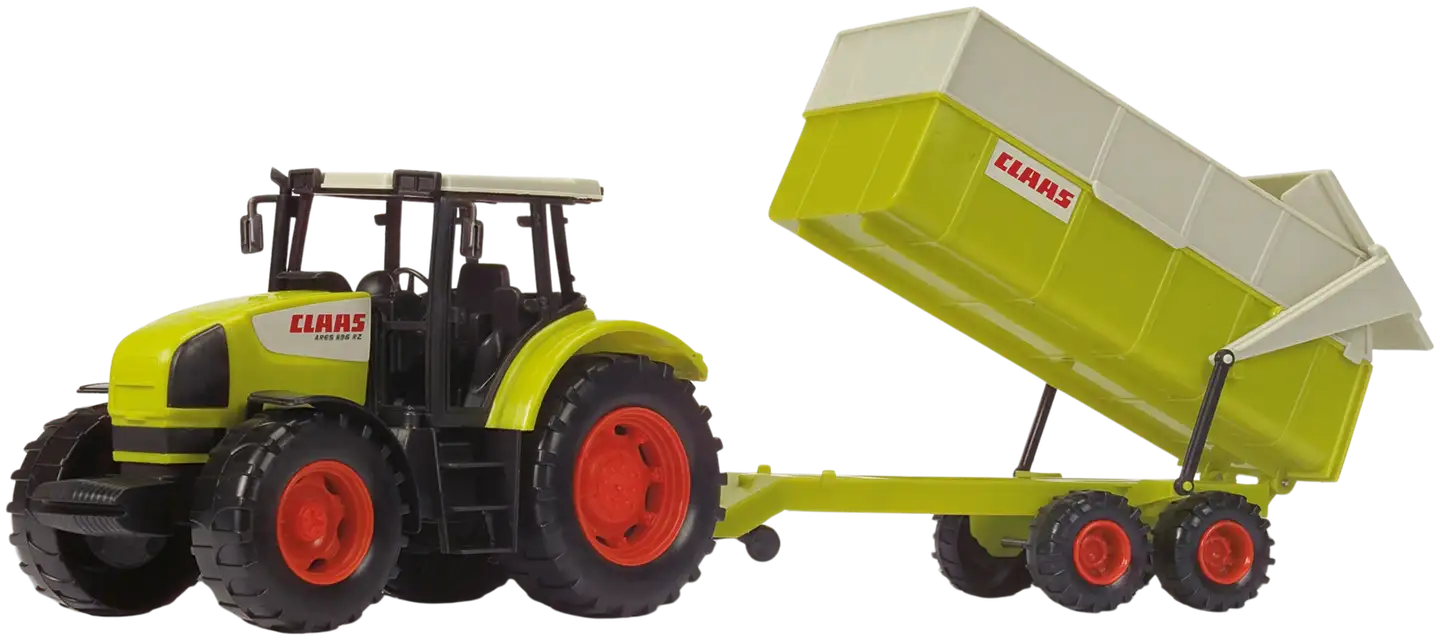 Dickie Toys CLAAS Ares traktori ja peräkärry - 5