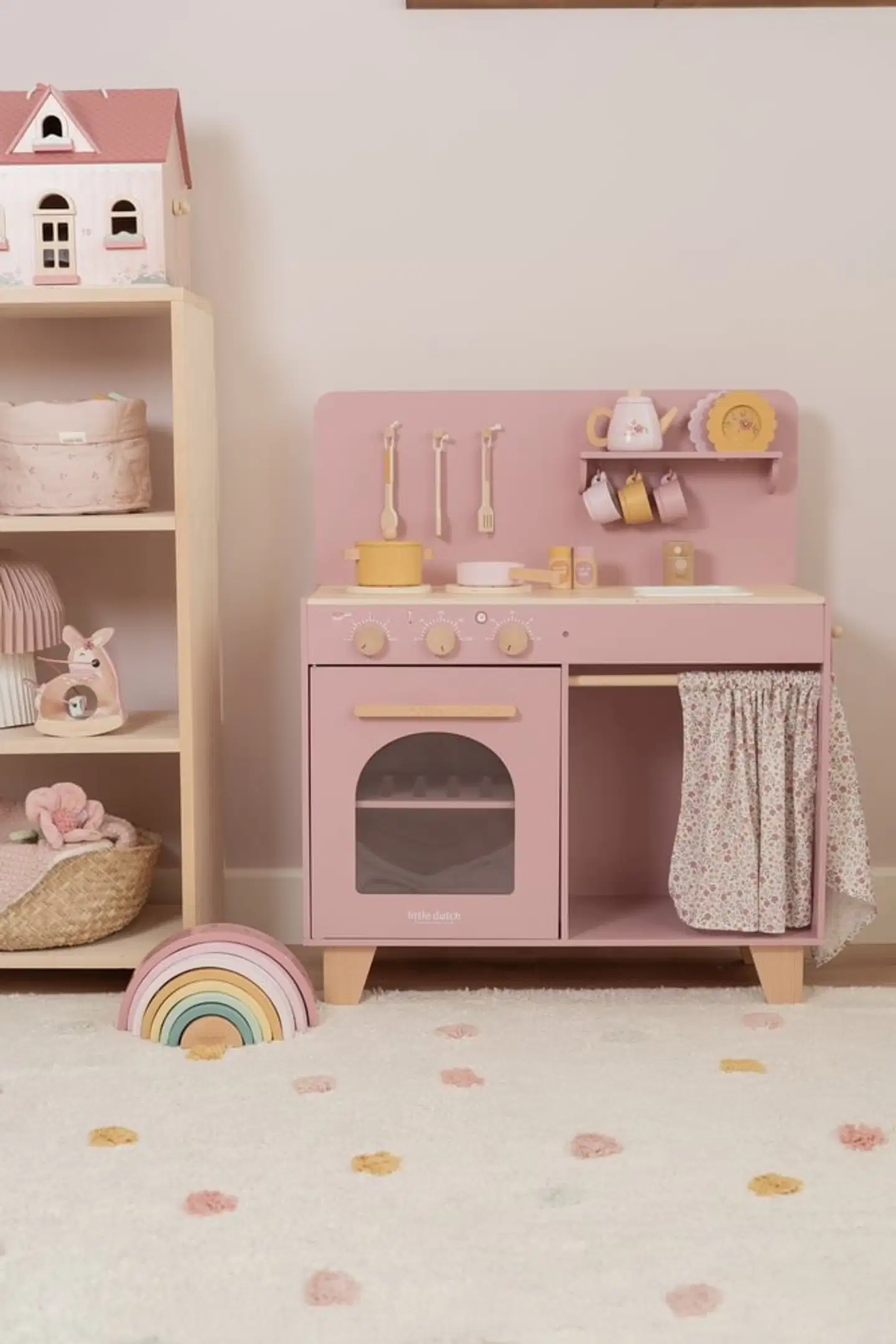 Little Dutch leikkikeittiö pinkki FSC - 7