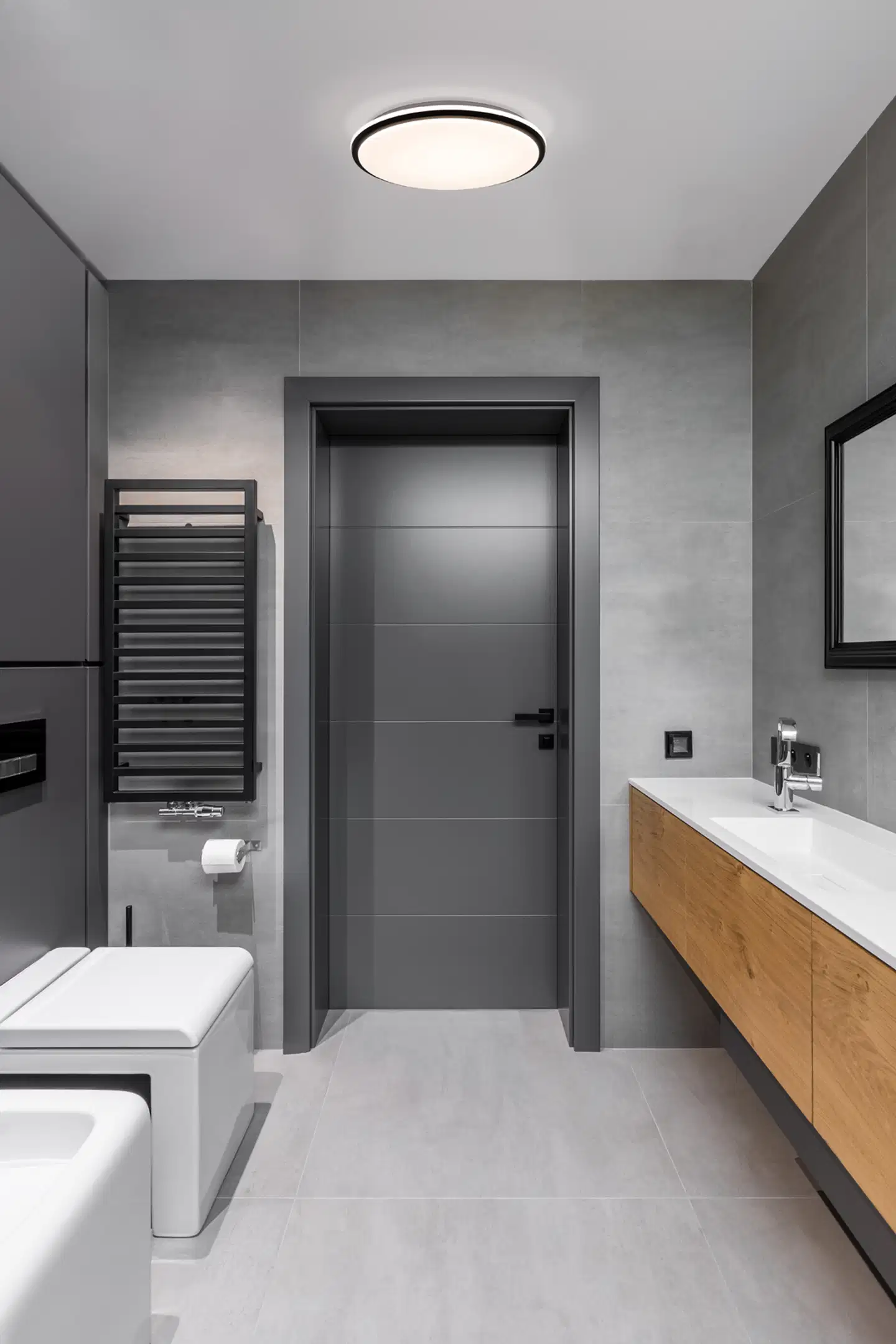 EGLO Plafondi Pinetto 18W Ø34cm valkoinen/musta - 6