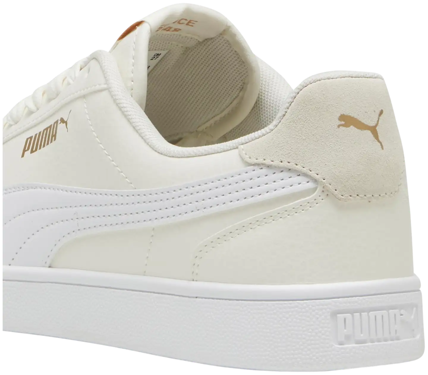 Puma naisten vapaa-ajan jalkine Suffle - Warm White-White-PUMA Gold - 2