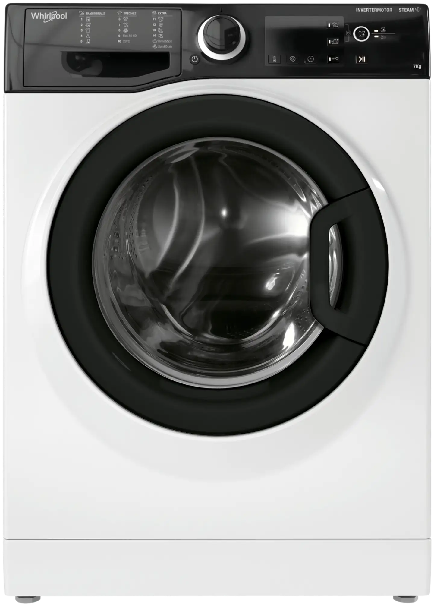 Whirlpool edestä täytettävä pyykinpesukone WRSB 7259 BB EU 7kg - 2