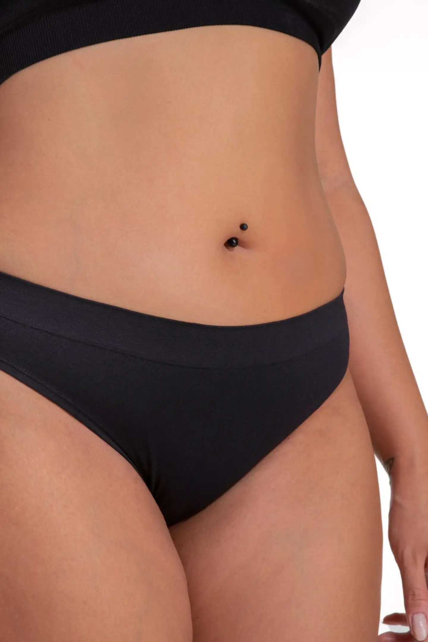 Dorina naisten brief-alushousut Flo - BLACK - 2