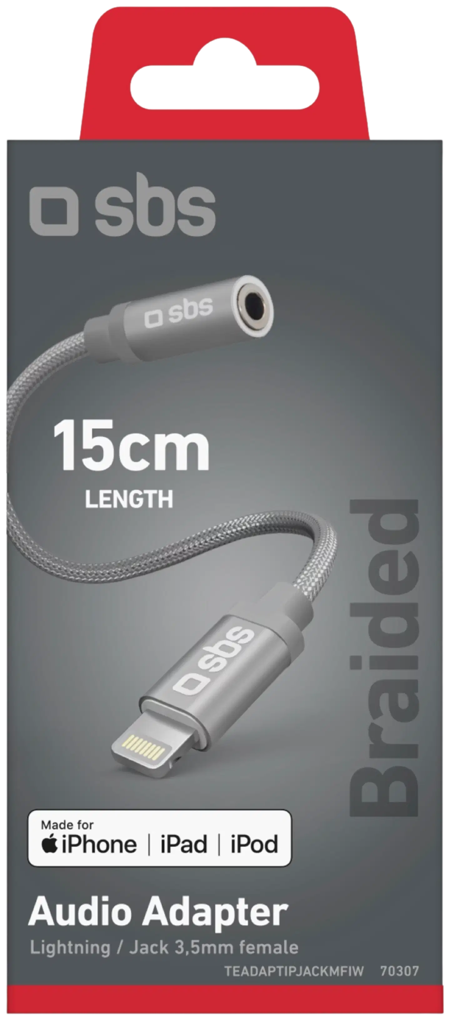 SBS adapteri Lightning To 3,5 mm Jack - 2