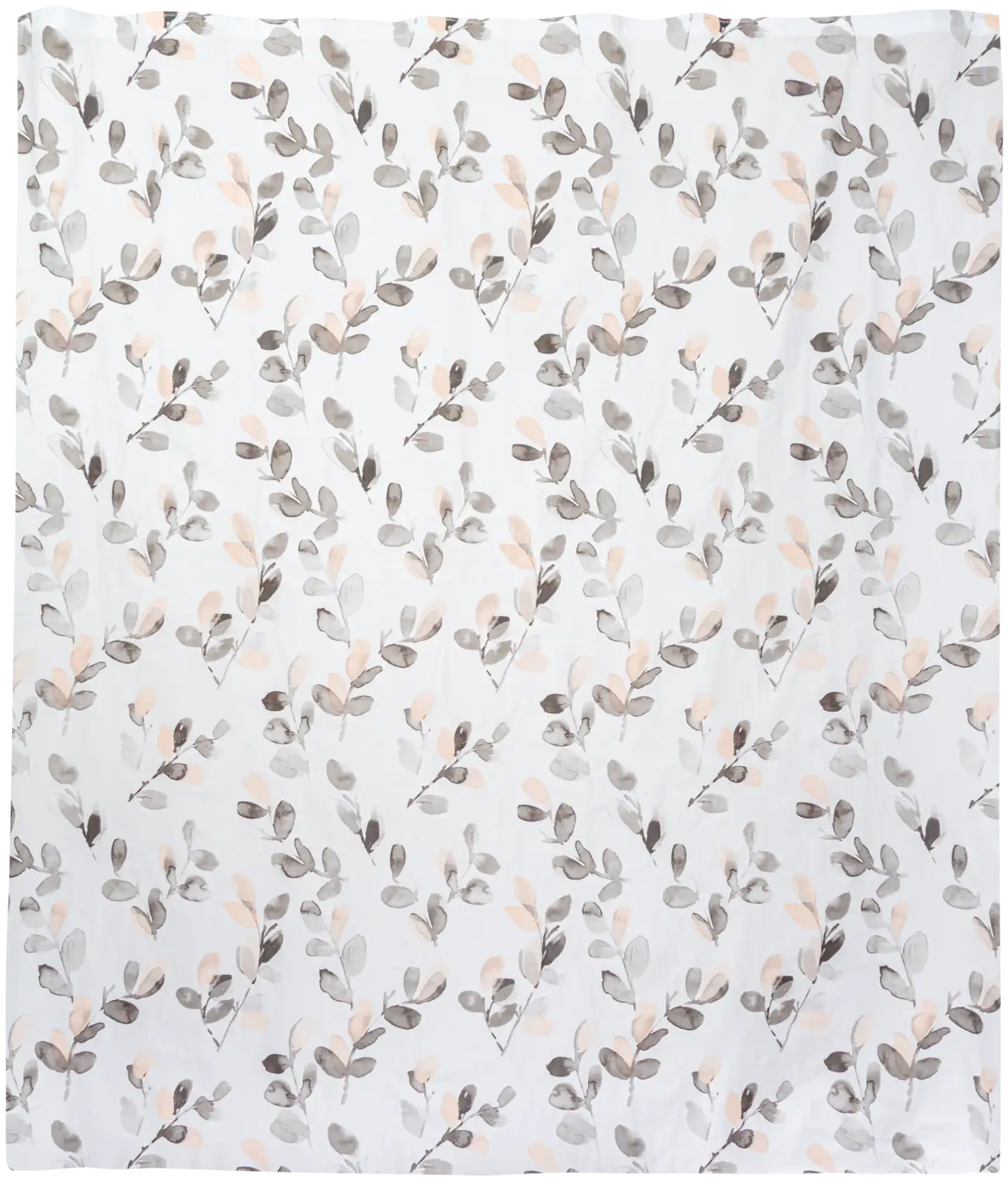 House suihkuverho Leaves 180x200 cm, musta/beige - 2