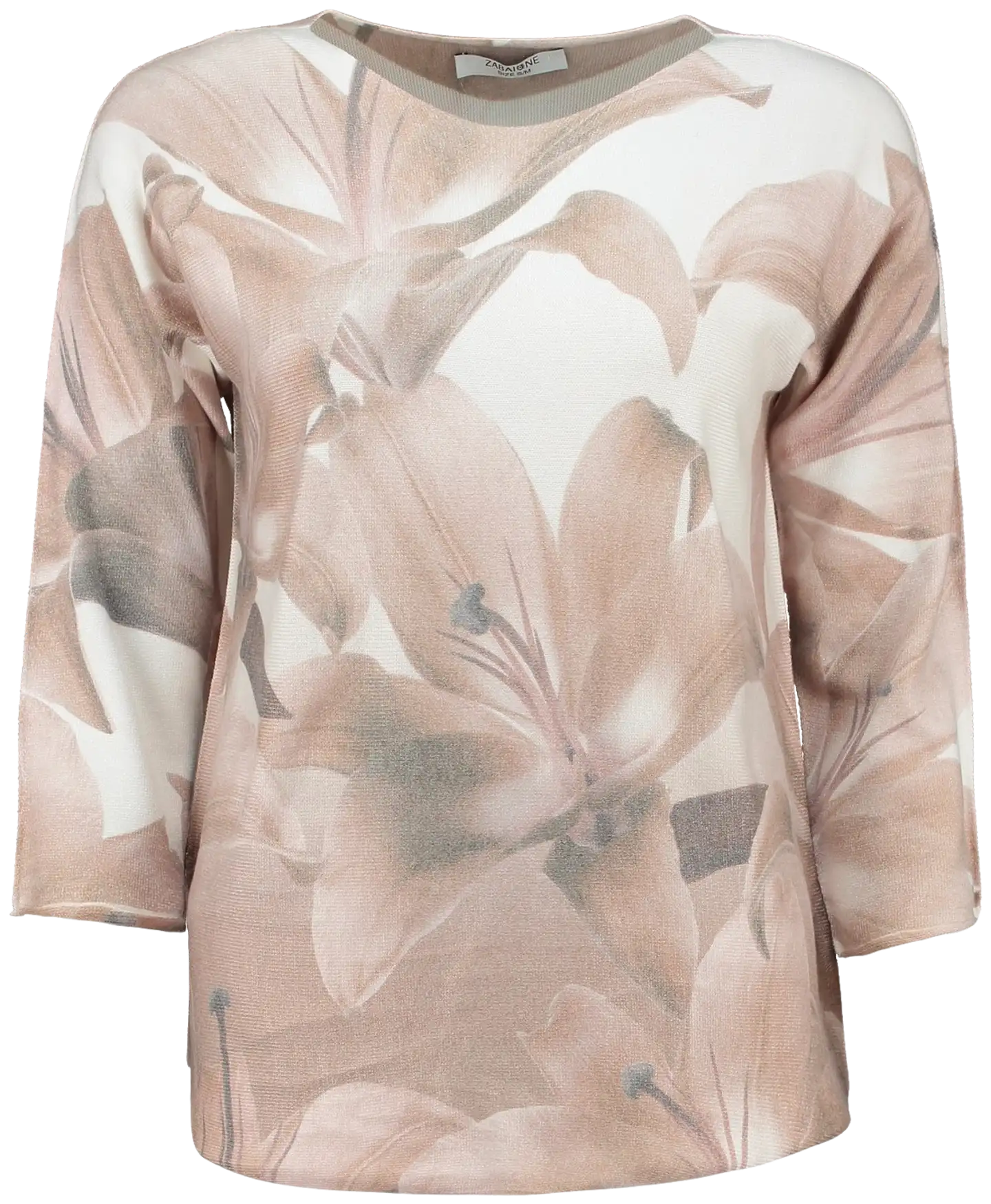 Zabaione naisten neule El44enaa - Taupe - 1