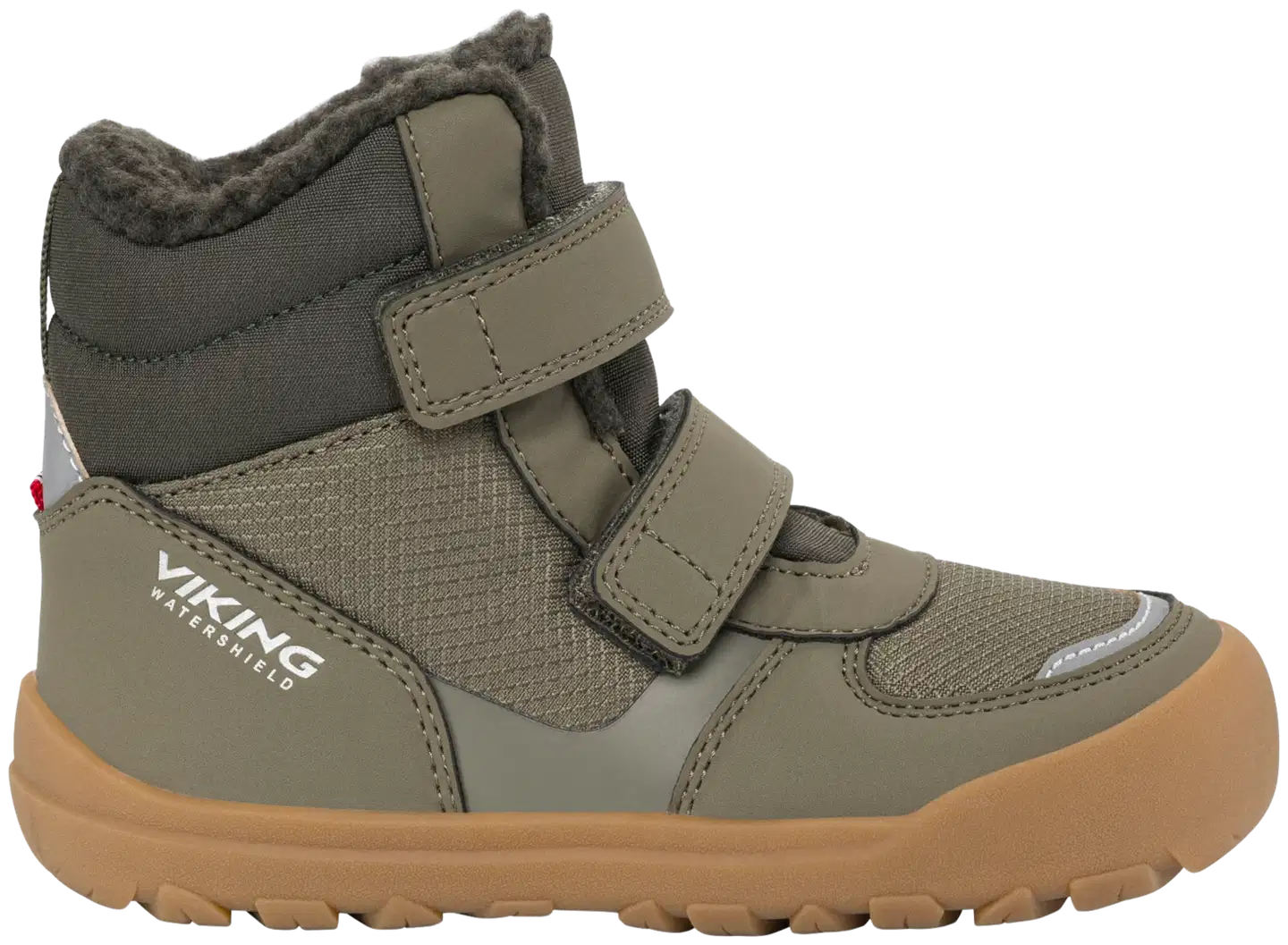 Viking lasten WP talvikengät Rowan Barefoot - Olive - 1