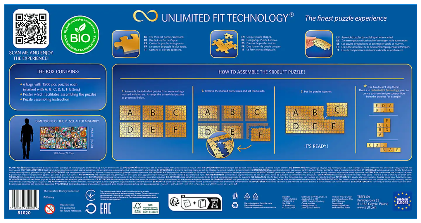 Trefl Prime Palapeli Disney, 9 000 palaa - 4