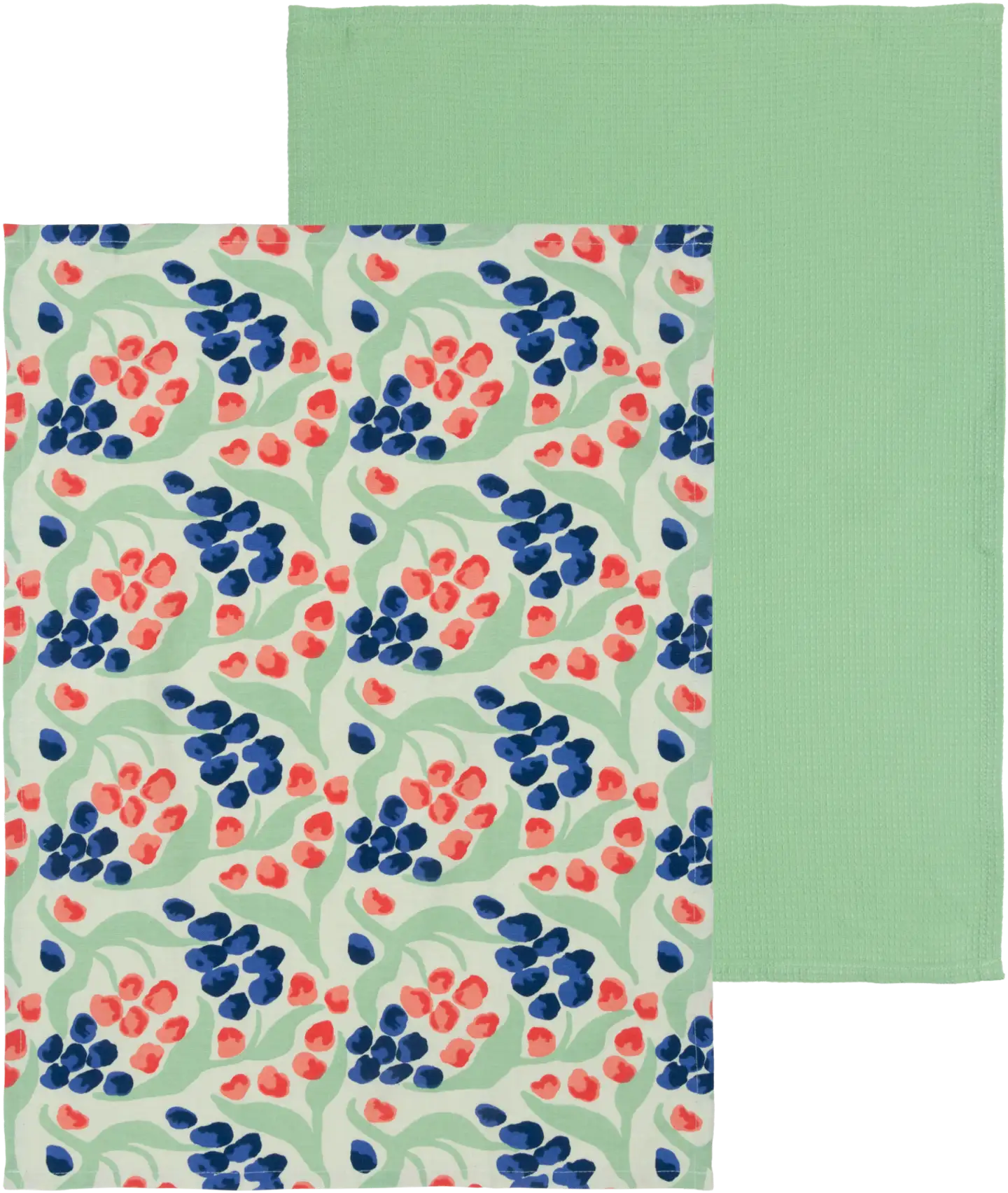 House keittiöpyyhe Grapes 50x70cm vihreä 2-pack PatternLab - 1