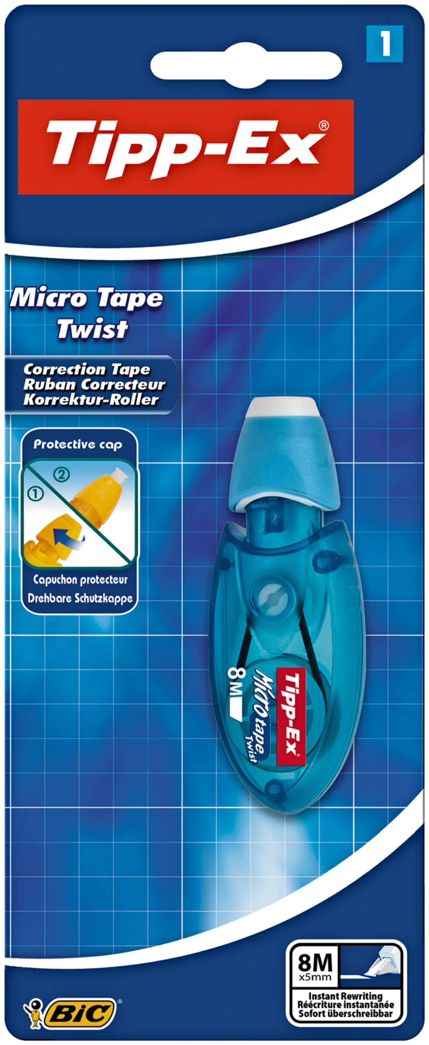 BIC Tipp-Ex Micro Tape Twist korjausrolleri - 1