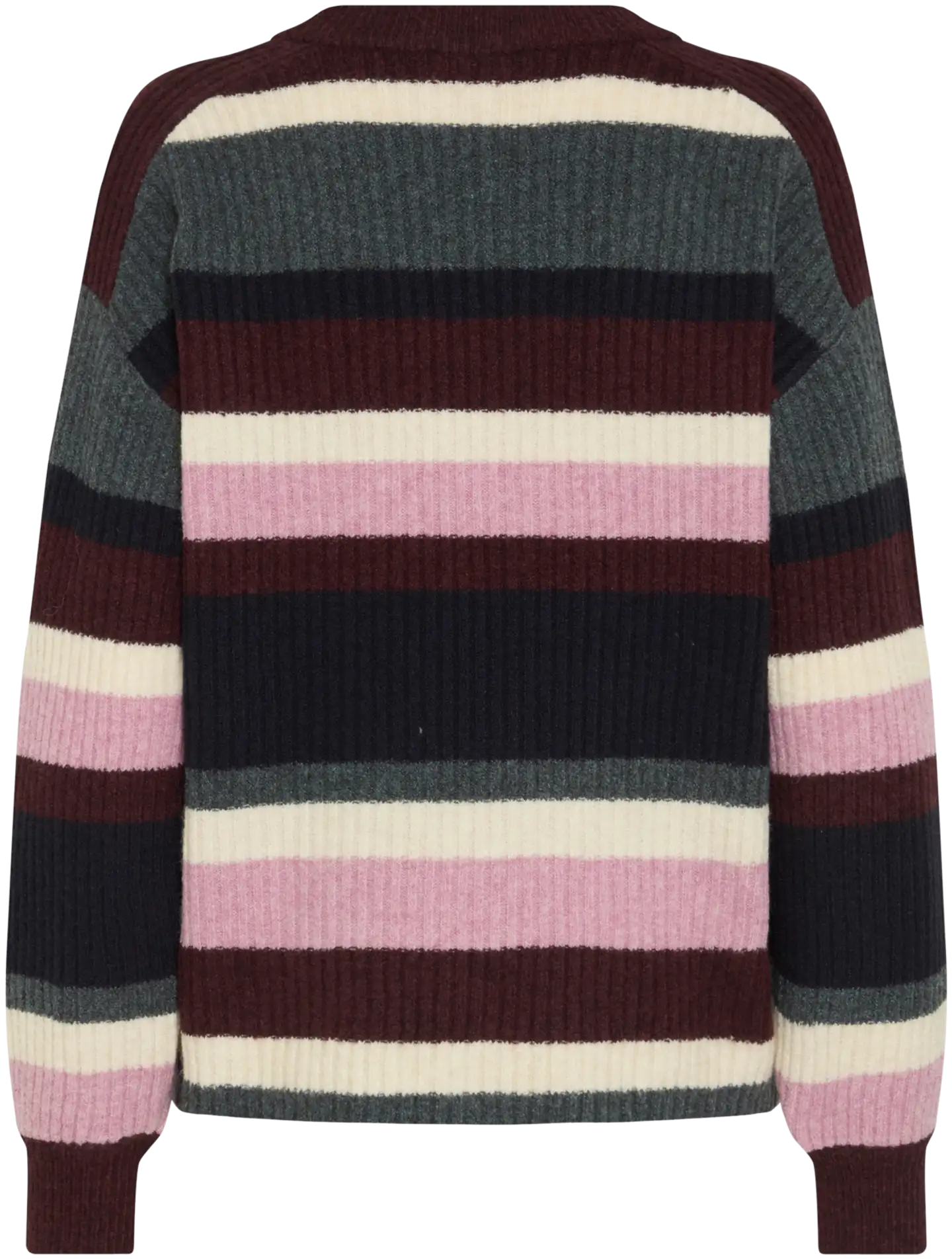 B.young naisten neulepusero Byonema - PORT ROYALE MELANGE STRIPE - 2
