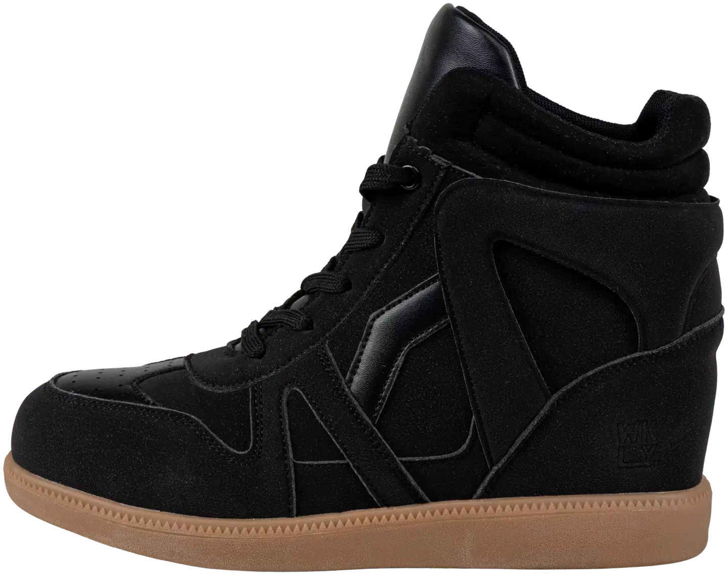 WKLY. naisten kiilapohjatennarit Harriet - BLACK - 3