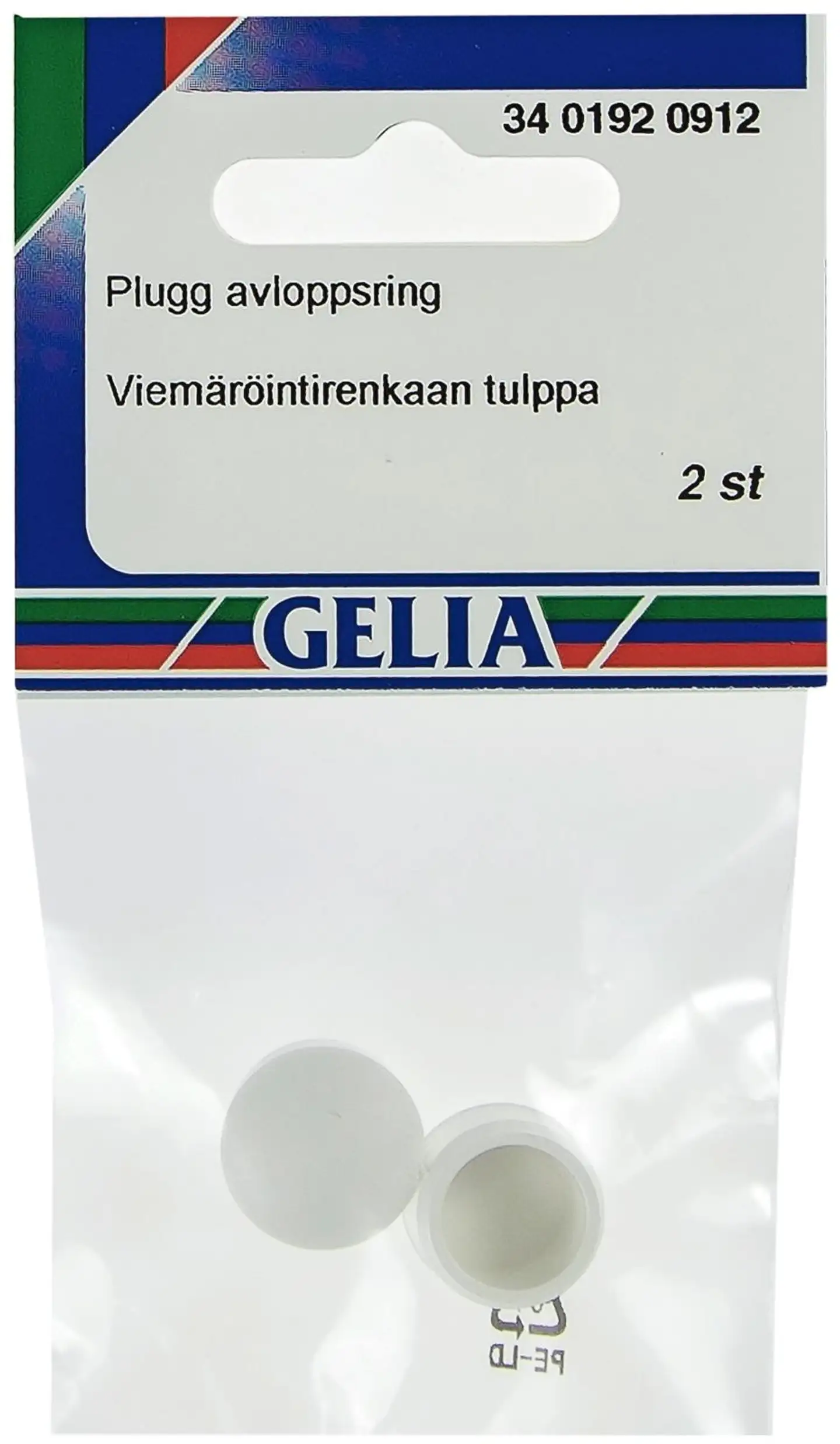 Gelia viemäröintirenkaan tulppa 2kpl