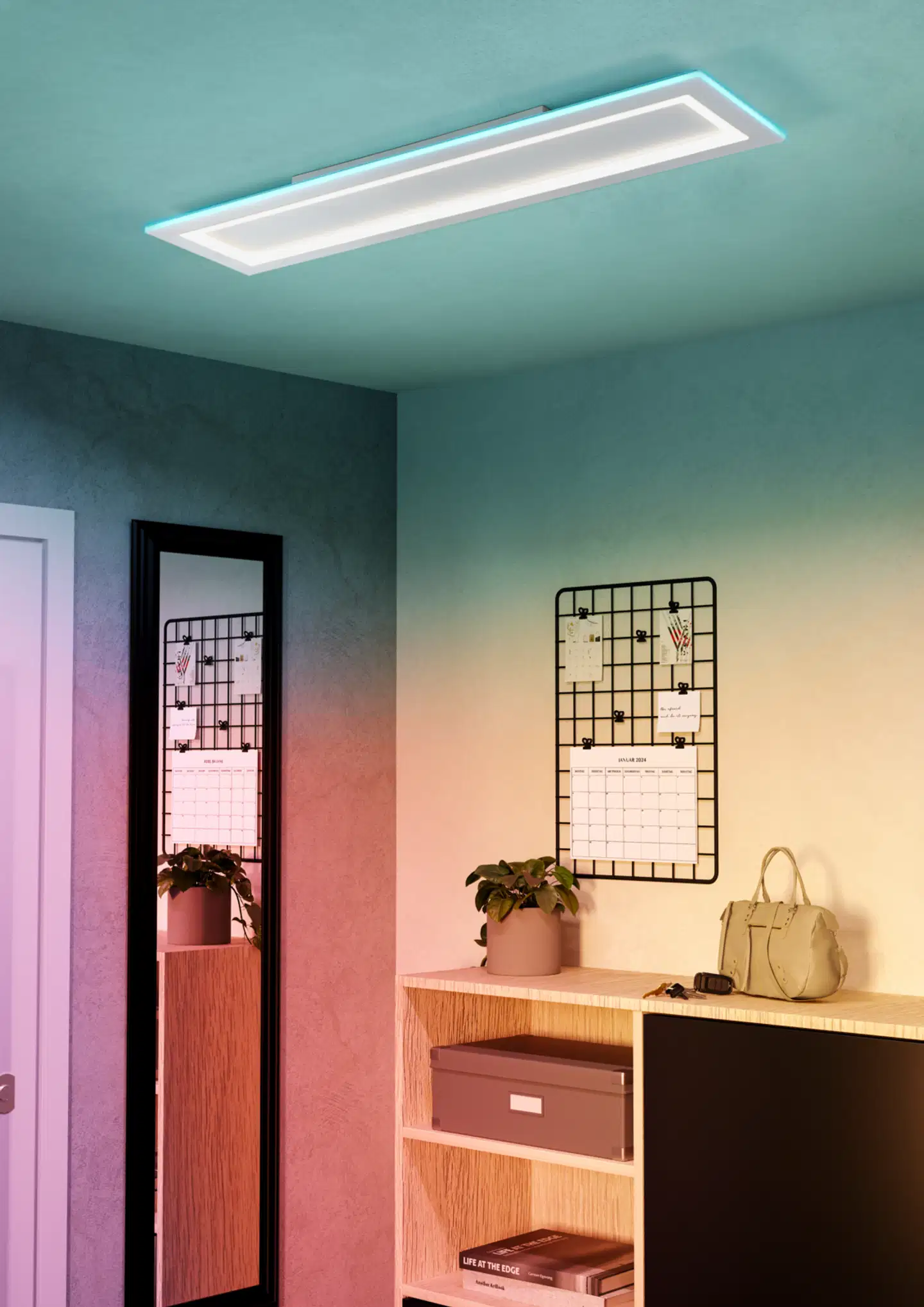 EGLO Plafondi connect.z Padrogiano-Z led 120x30cm 43,2W valkoinen - 9