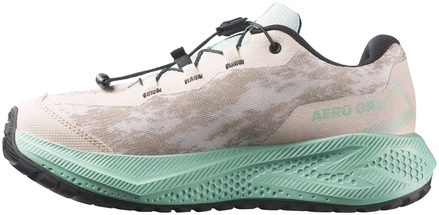 Salomon Aero gravel junior juoksukenkä - Tapioca/Lichen/Black - 2