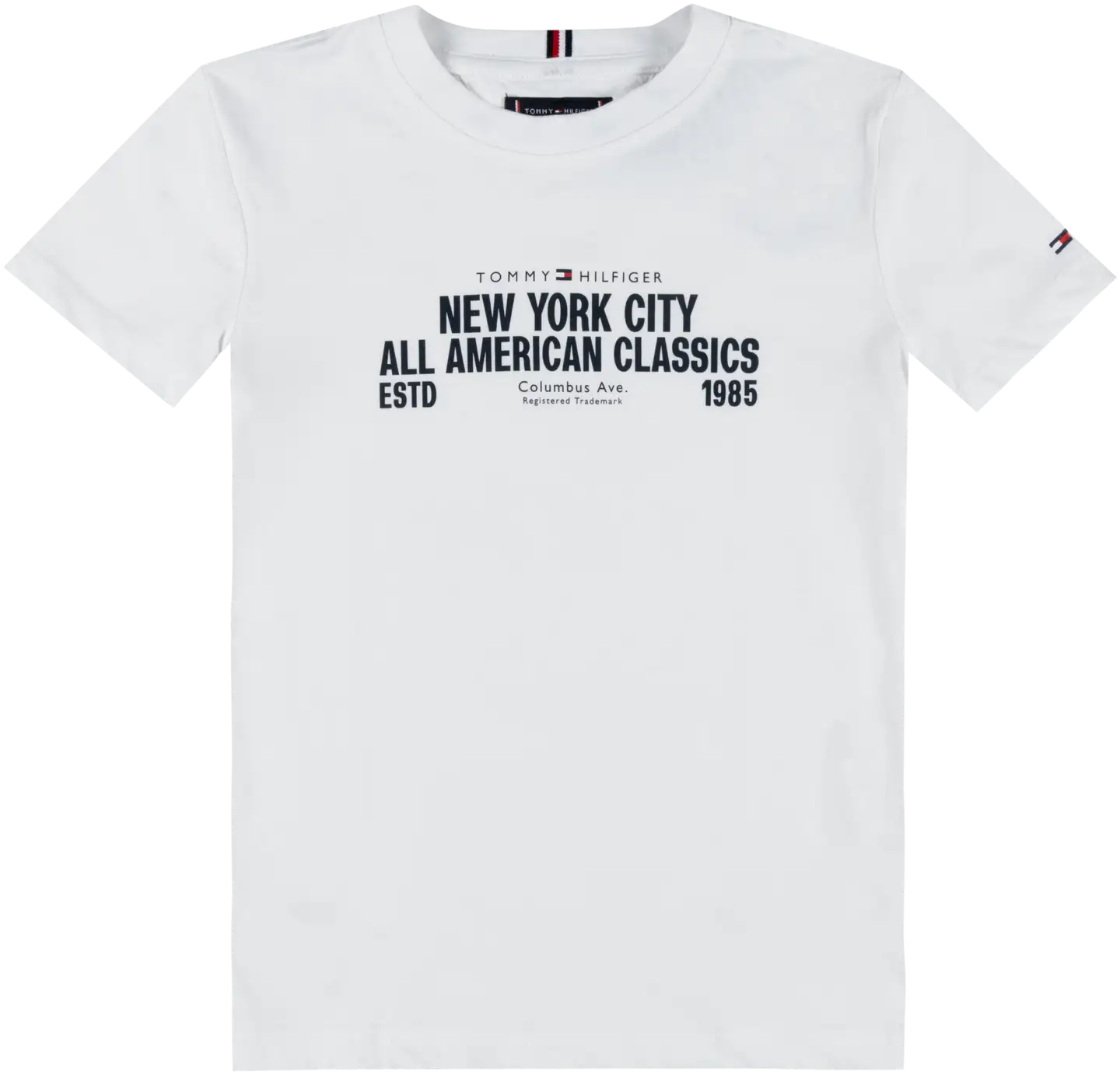 Tommy Hilfiger lasten t-paita KB0KB09936 - WHITE - 1