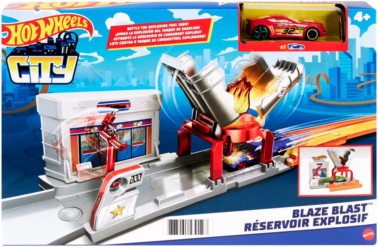 Hot Wheels Fold Out -kokoontaittuva autoleikkisetti - 3