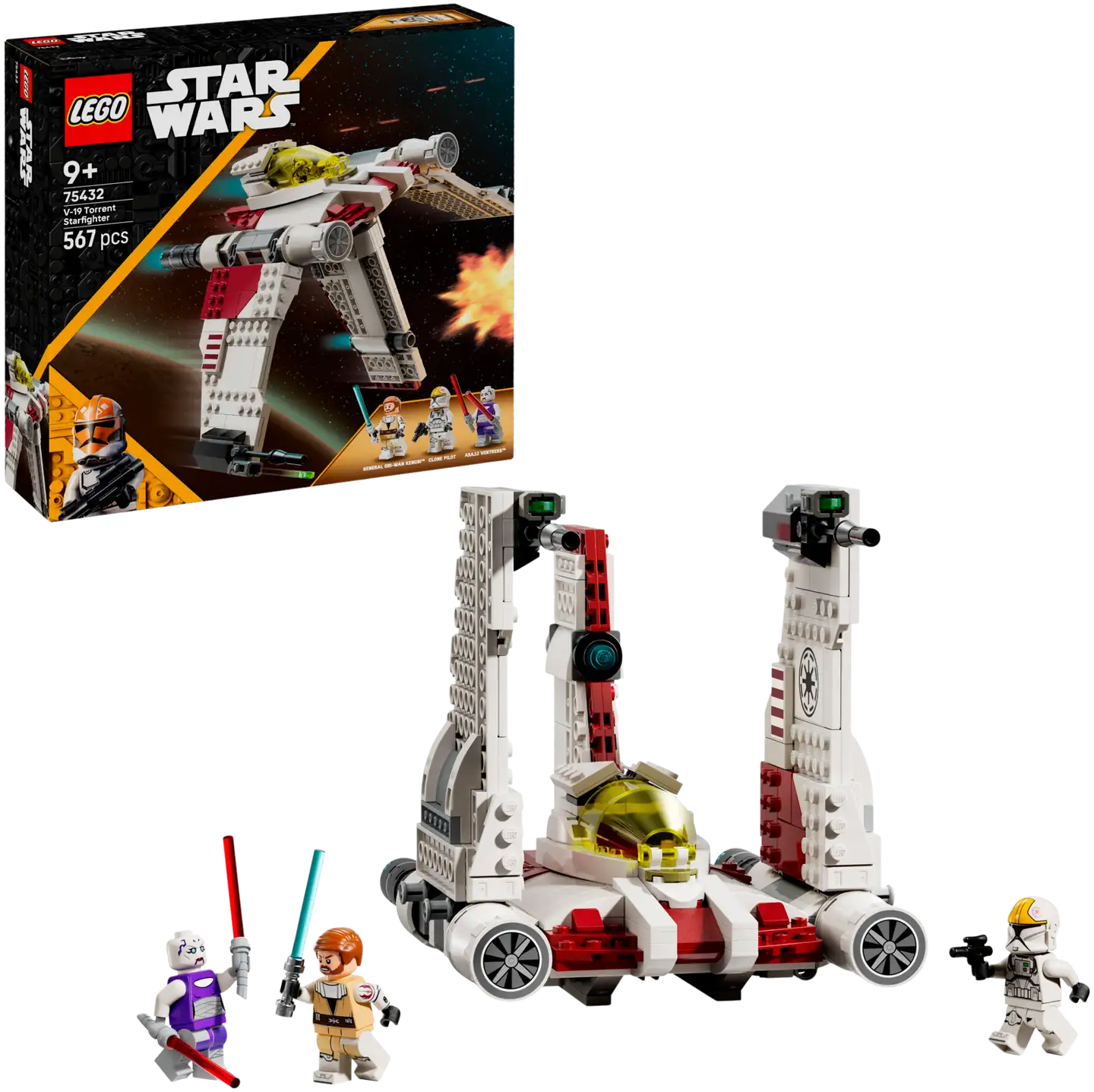 LEGO® Star Wars TM 75432 V-19 Torrent ‑tähtihävittäjä - 1