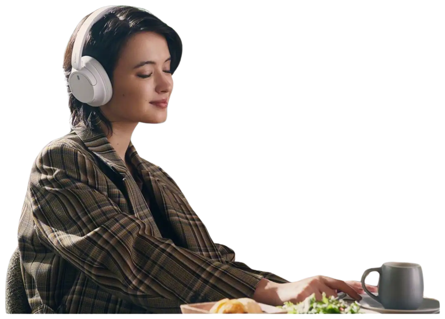Sony langattomat vastamelusankakuulokkeet WH-CH720NW valkoinen - 12