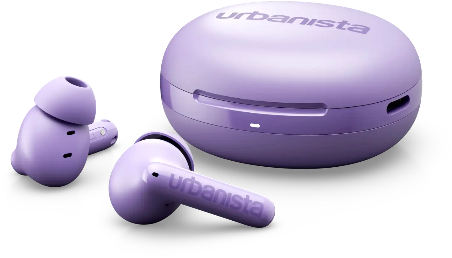 Urbanista langattomat vastamelunappikuulokkeet Helsinki violetti - 6