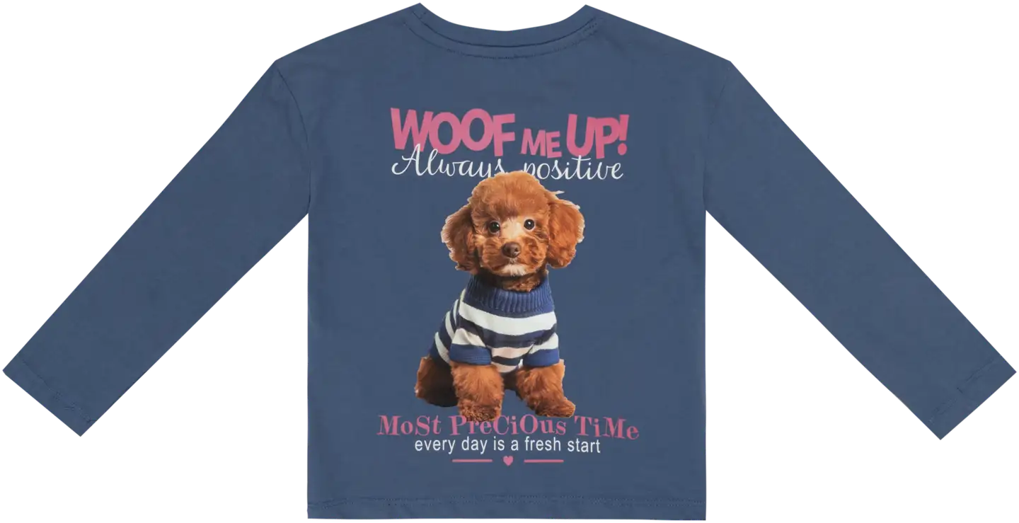 TEX lasten trikoopaita koira I993955 - BLUE 2 - 2