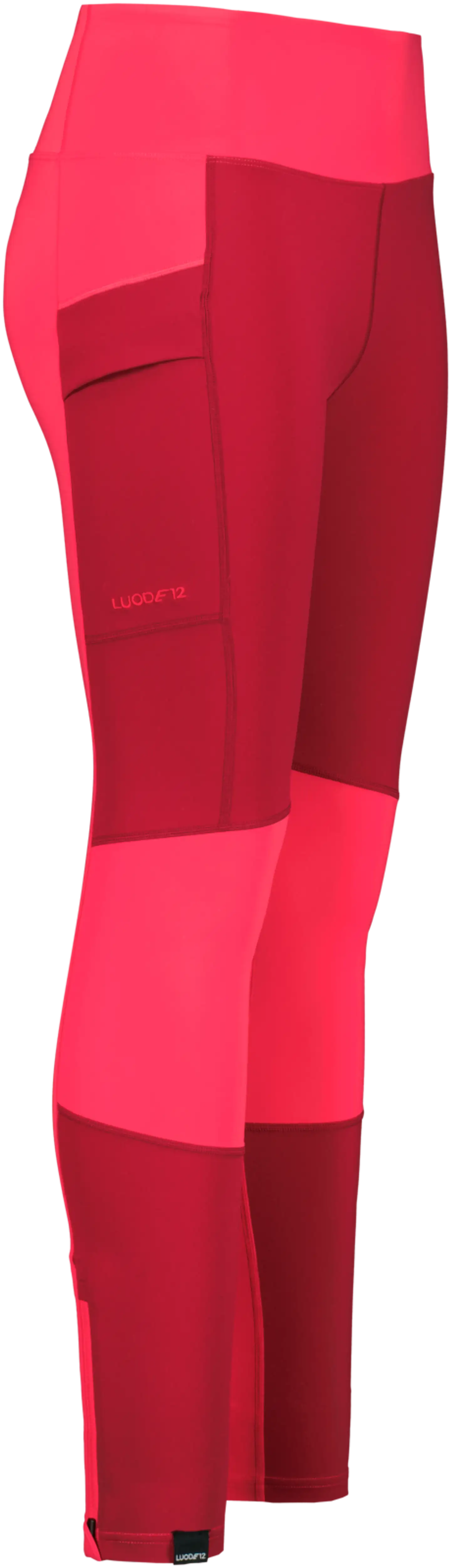 Luode12 naisten retkeilyleggingsit 223L112463 - Red-Pink - 3