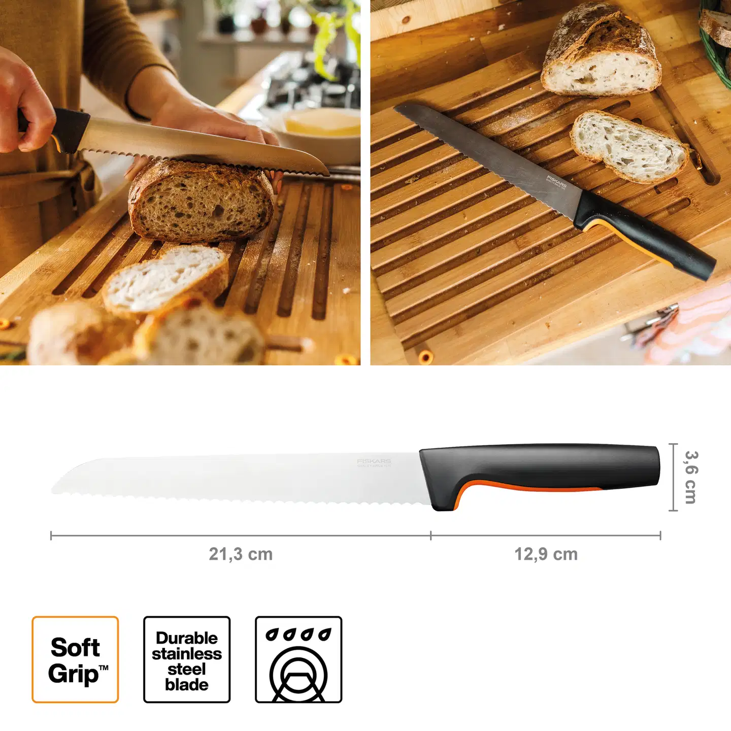 Fiskars FF leipäveitsi GRS - 2