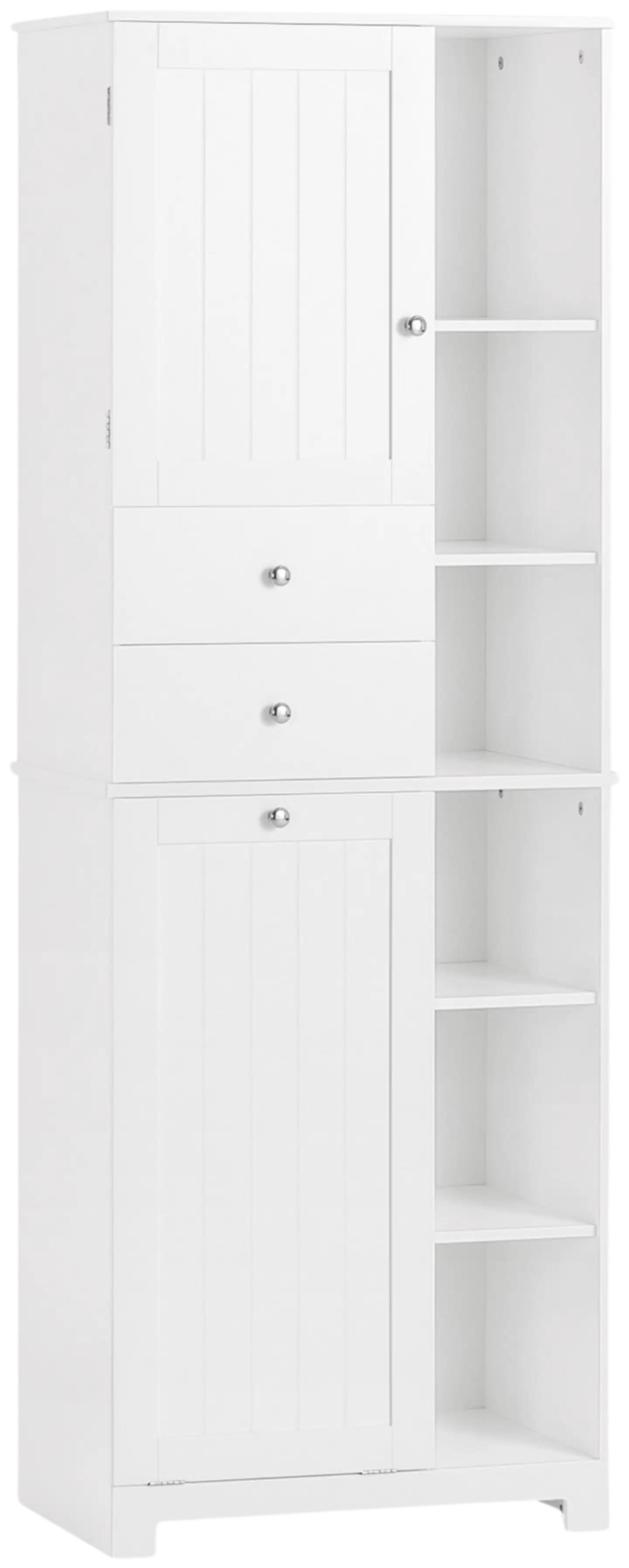 SoBuy kylpyhuonekaappi valkoinen BZR104-W - 3