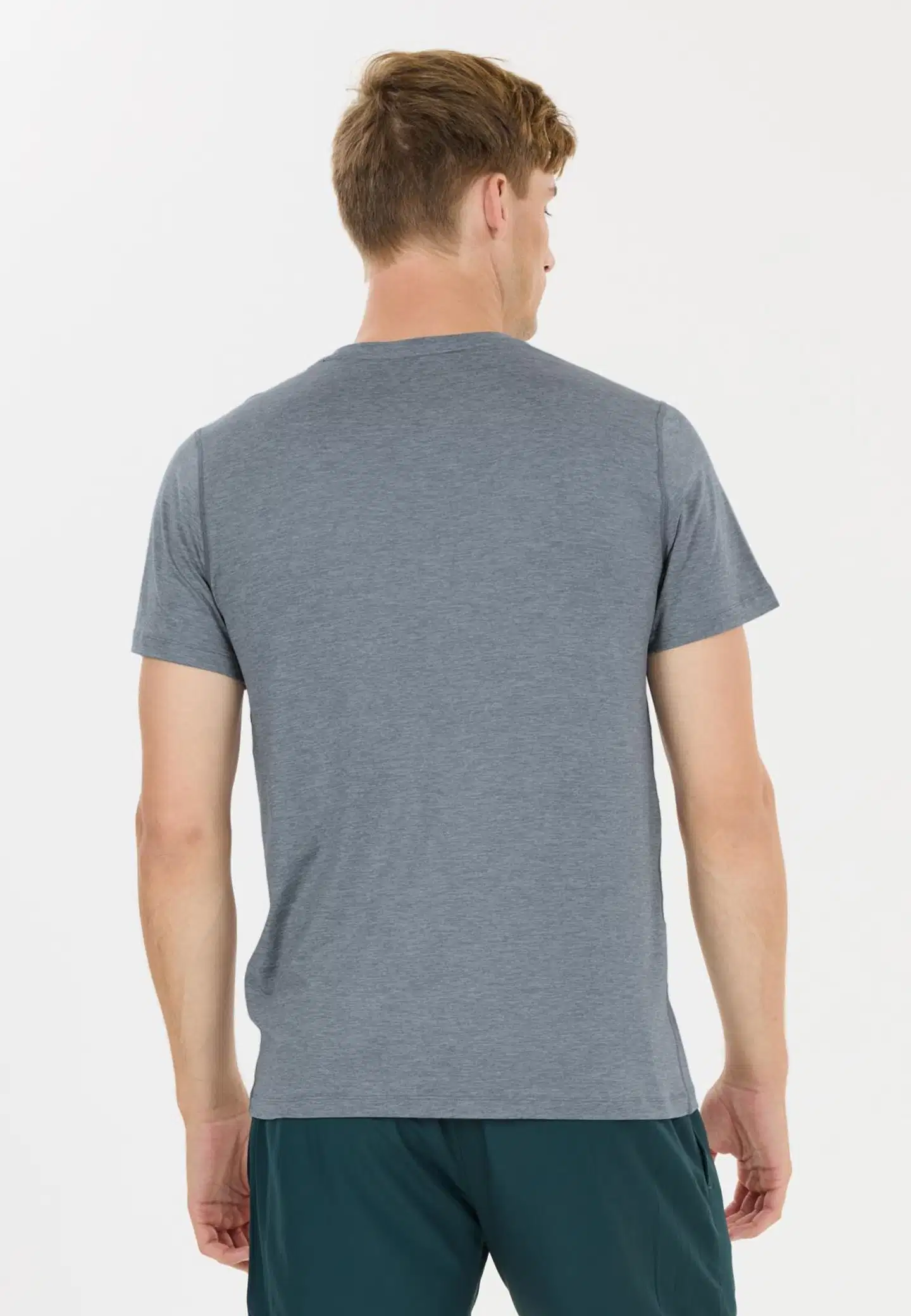 Endurance miesten lyhythihainen Abdon treenipaita - 2182 Flint Stone - 8